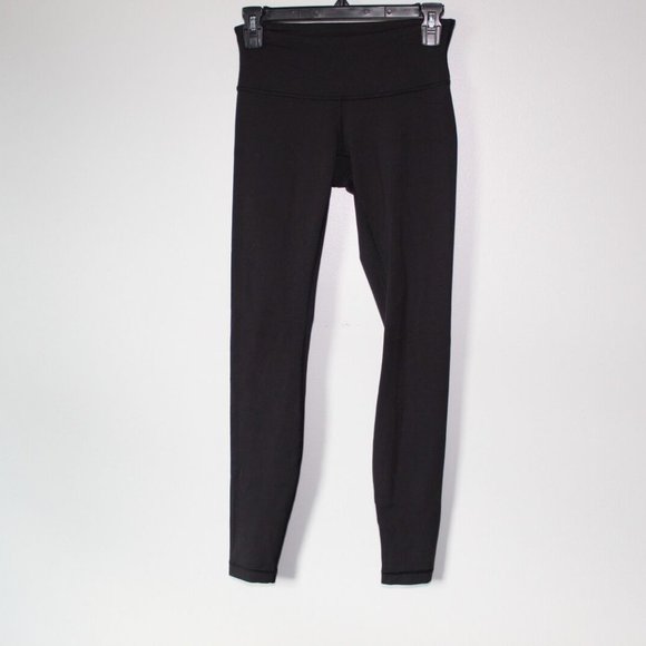 Lululemon Wunder Under Low-Rise Tight Full-On Luon 28" Black Size 4 H13796 - Picture 9 of 12